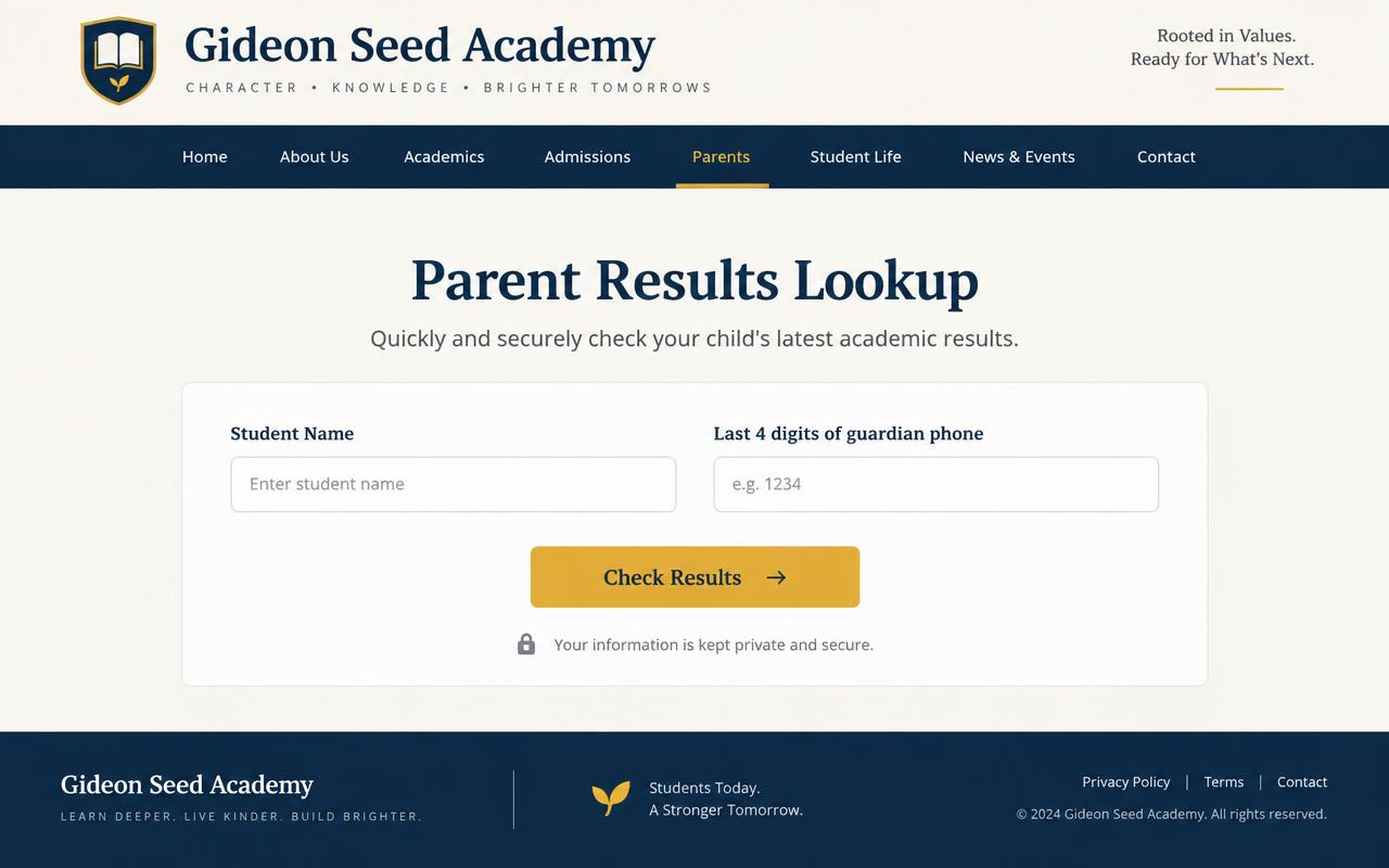 Gideon Seed Academy